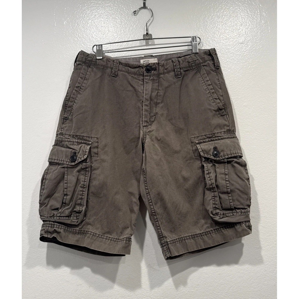 Gap Khakis Cargo Shorts Mens Size 31 100% Cotton Pockets Utility Outdoor